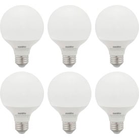 Sunlite® LED G25 Globe Light Bulb E26 Base 6W 520 Lumens 2700K Soft White Pack of 6 41818-NS