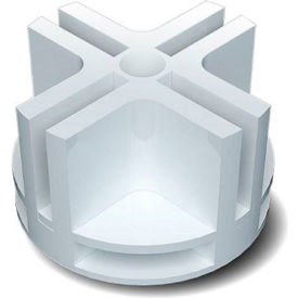 4-Way Plastic Connector - White - Pkg Qty 100 GSC/W