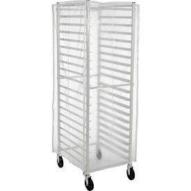 Winholt SRC-58/3Z Bakery Rack Cover Clear Plastic 3 Zippers SRC-58/3Z