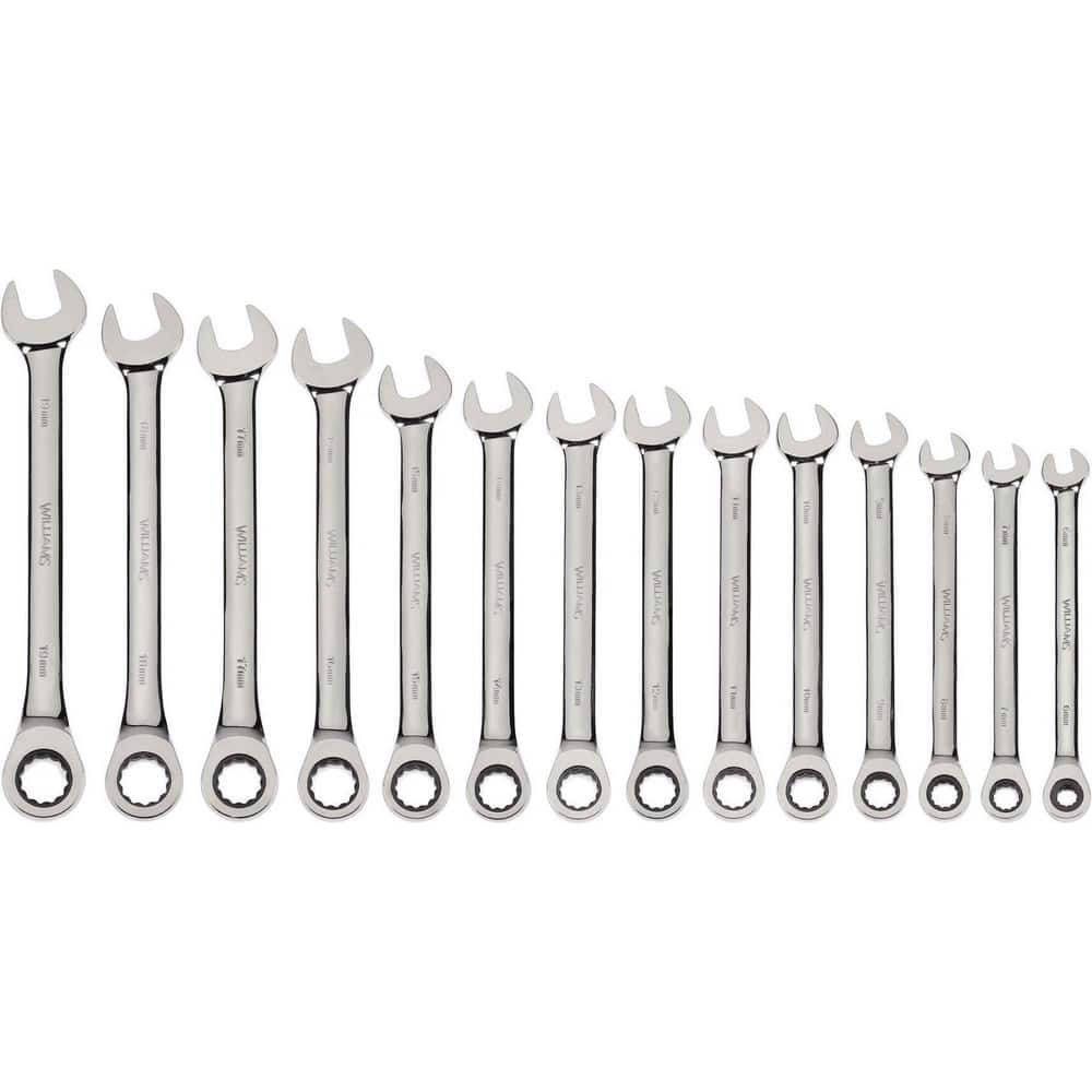 Wrench Sets, Tool Type: Ratcheting Combination Wrench Set , Set Type: Ratcheting Combination Wrench Set , System Of Measurement: Metric  MPN:JHMWS1124NRC