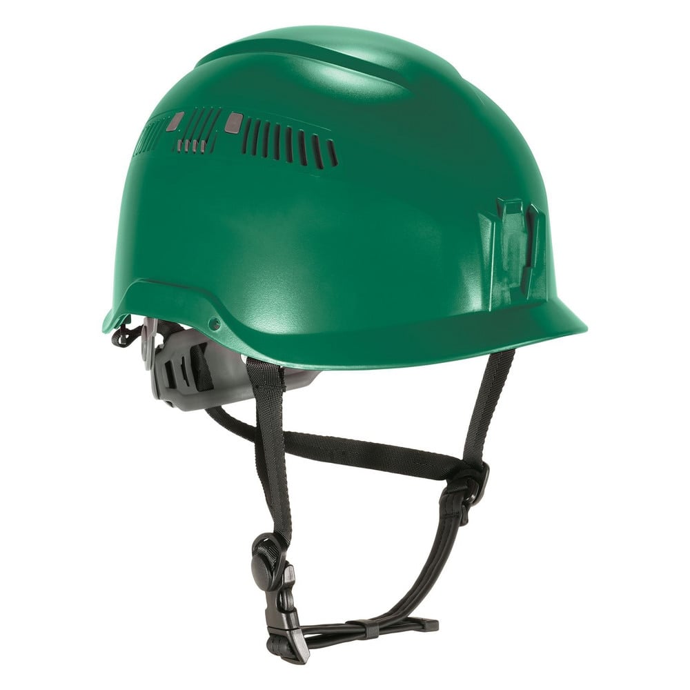 Hard Hats, Hard Hat Style: Vented , Color: Green , Adjustment Type: Ratchet , Application: Construction, Impact-Resistant, Manufacturing MPN:60267