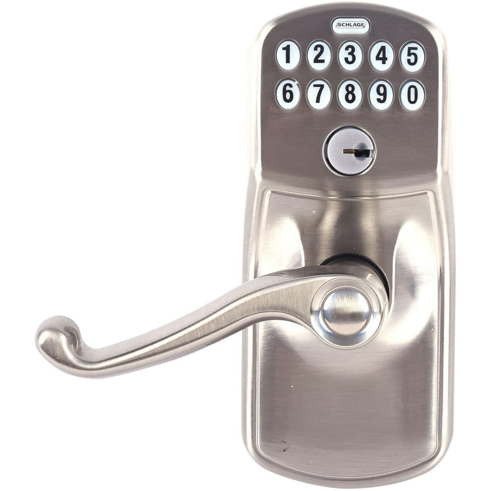 Lever Locksets, Lockset Type: Entrance , Key Type: Keyed Different , Back Set: 2-3/4 (Inch), Cylinder Type: Conventional , Material: Metal  MPN:FE595 PLY619FLA