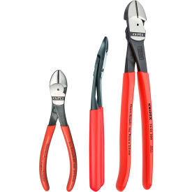 KNIPEX® 00 20 05 US 3 Pc Diagonal Cutting Pliers Set 00 20 05 US