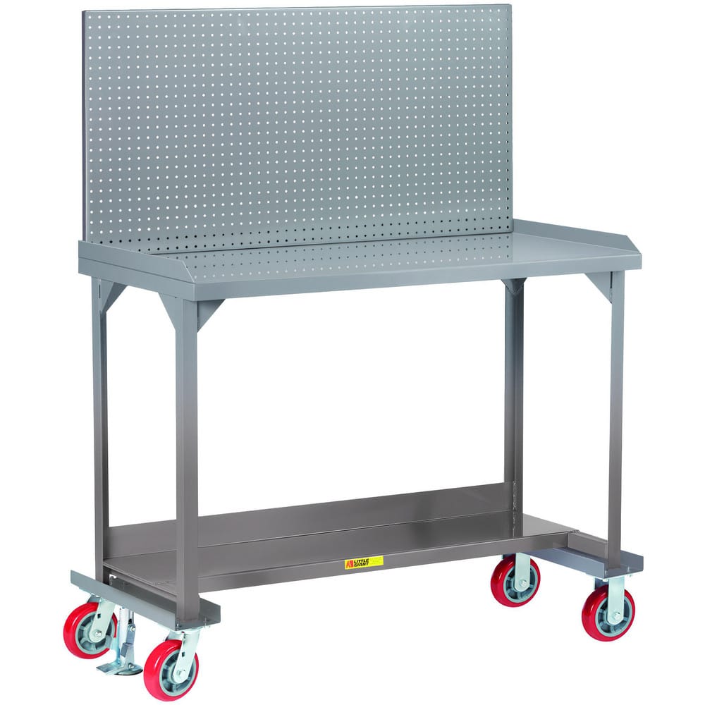 Mobile Work Benches, Bench Type: Mobile Workbench , Edge Type: Square , Depth (Inch): 36 , Leg Style: Fixed , Load Capacity (Lb. - 3 Decimals): 3600.000  MPN:WSL236726PYFLPB