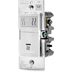 Leviton Humidity Sensor and Fan Control IPHS5-1LW 120VAC 60Hz Single Pole White IPHS5-1LW