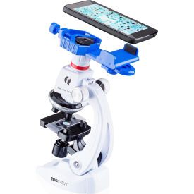 AmScope IQCREW 100x-1200x Kids Microscope with Smartphone Adapter & Accessory Kit M29-KT1-SP