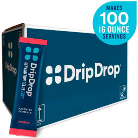 DripDrop® Electrolyte Hydration Powdered Drink Mix Watermelon 0.74 oz. 100 Sticks/Box 61408