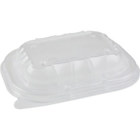 Pactiv Evergreen EarthChoice Entree2Go Takeout Container with Vented Lid Clear 600/Carton YCNV6X4PPDL