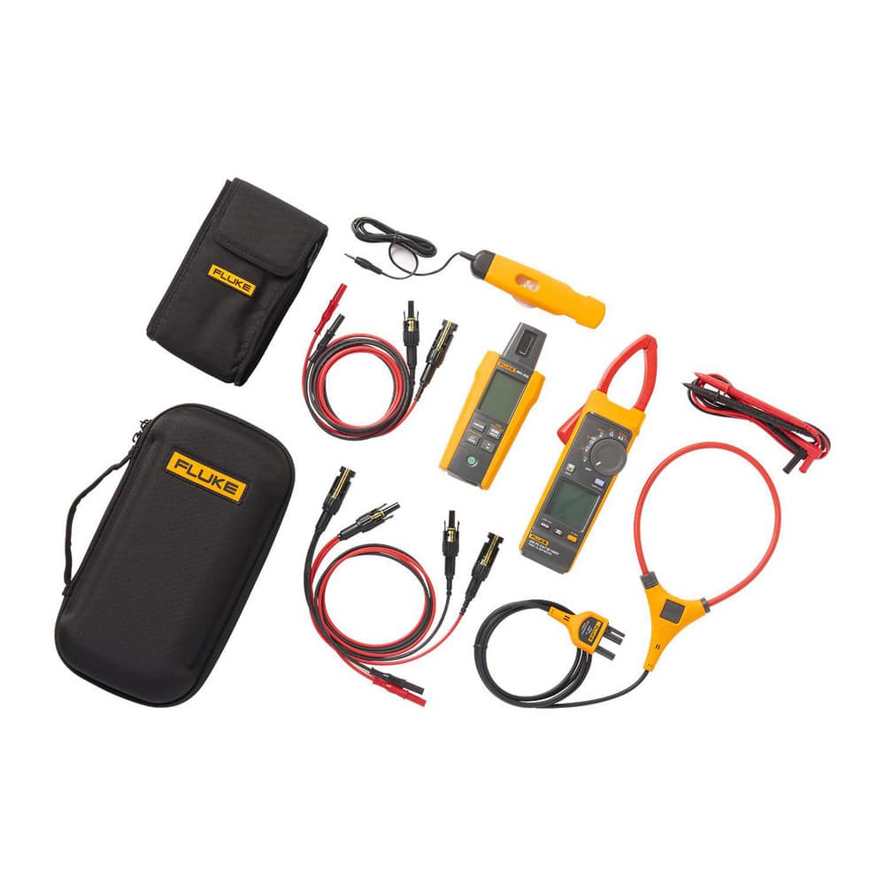 Electrical Test Equipment Combination Kits, Kit Type: Combination Kit , Maximum Voltage: 1000 VAC , Jaw Style: Flex , Jaw Capacity (mm): 34  MPN:FLK-393-IRR-PVL