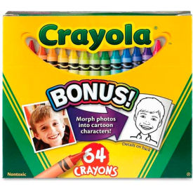 Crayola® Classic Crayon Set Nontoxic Assorted 64/Box 52064D