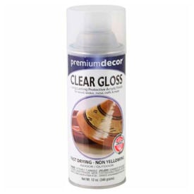 Premium Dcor Decorative Gloss Enamel 12 oz. Aerosol Can Clear - 792264 792264