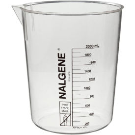 Thermo Scientific Nalgene™ PMP Griffin Low-Form Plastic Beaker 400mL Case of 24 1203-0400