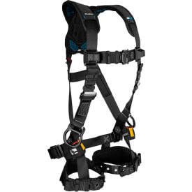 FallTech FT-One Fit Non-Belted Full Body Harness Standard 3 D-Ring Tongue Buckle Legs X Large 81293DXL