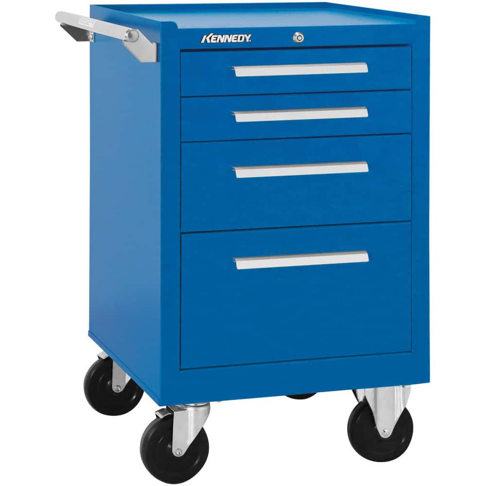 Tool Roller Cabinets, Top Material: Steel , Color: Blue , Overall Depth: 20in , Overall Height: 35in , Overall Width: 21  MPN:21040XBL