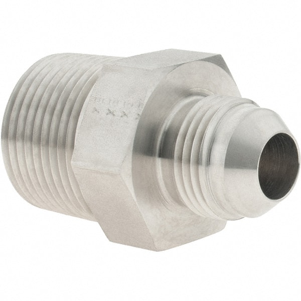 Stainless Steel Flared Tube Connector: 1/2