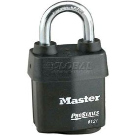 Master Lock® No. 6121MK High Security Weather Resistant Covered Padlocks w/ Master Key System - Pkg Qty 24 1MK612