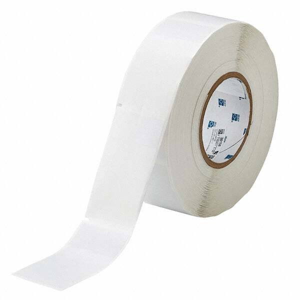 Label Maker Label: Clear & White, Vinyl, 1,000 per Roll MPN:30158