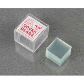 AmScope CS-S18-100 100 pcs. Pre-Cleaned 18 x 18mm Square Microscope Cover Slips CS-S18-100