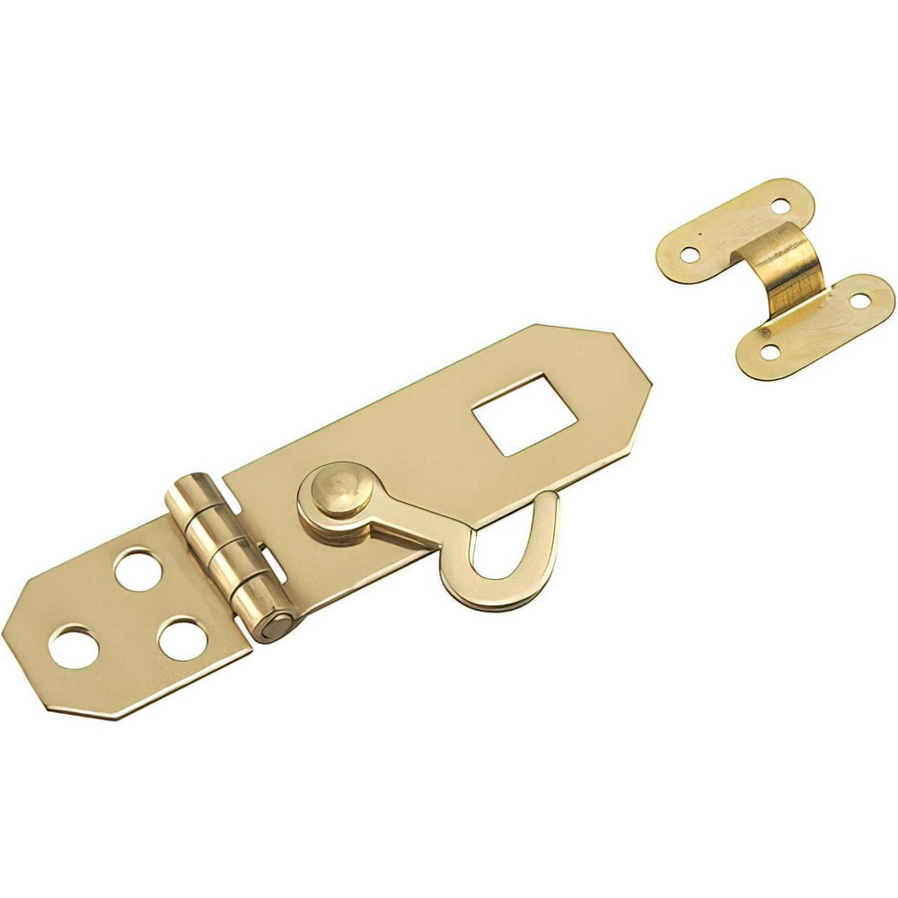 Hasps, Hasp Type: Latching , Material: Solid Brass , Arm Length: 2.75 in , Finish: Electropolished , Arm Width: 0.75in  MPN:343SBR