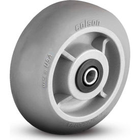 Colson® 2 Series Wheel 5.00006.559 WS - 6 x 2 Performa Rubber 1/2 Roller Bearing - Gray 5.00006.559 WS