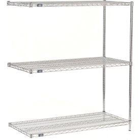 Nexel® 3 Shelf Stainless Steel Wire Shelving Unit Add On 24