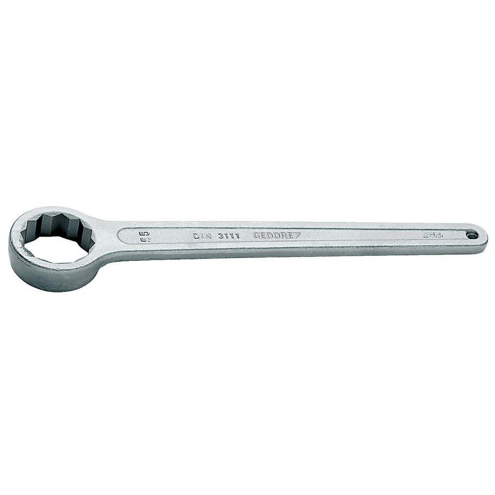 Box Wrenches, Wrench Type: Flat Ring Box End Wrench , Double/Single End: Single , Wrench Shape: Straight , Material: Vanadium Steel , Finish: Chrome  MPN:6481830