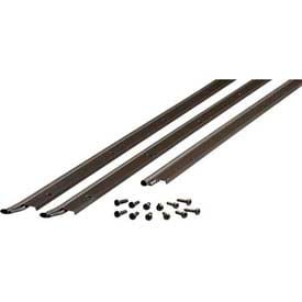 M-D Universal Door Jamb Weatherstrip 3 Piece Kit 01156 Bronze includes hardware for install 01156