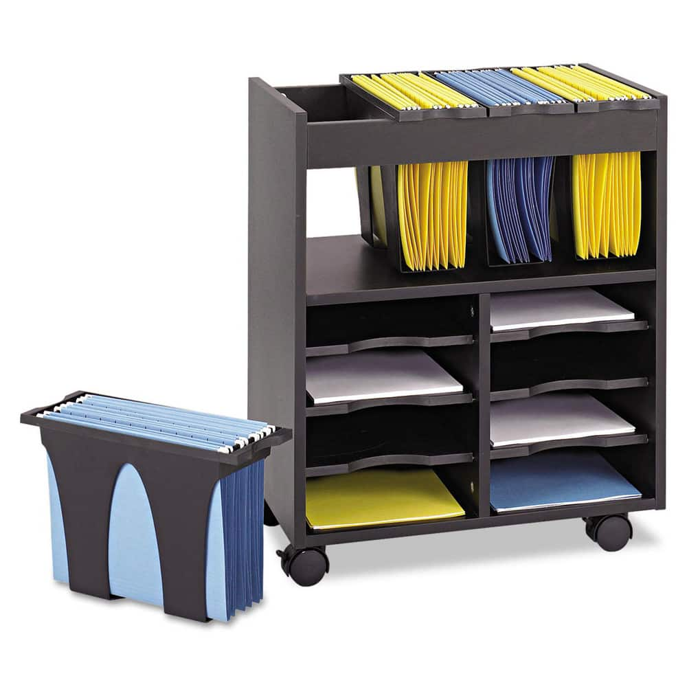 File Cabinets & Accessories, File Cabinet Type: Mobile File , Color: Black , Overall Height (Inch): 26.25 , Overall Width (Inch): 14.5  MPN:SAF5390BL