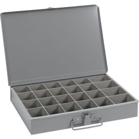 Durham Steel Scoop Compartment Box 202-95 - 24 Compartment 13-3/8x9-1/4x2 - Pkg Qty 6 202-95