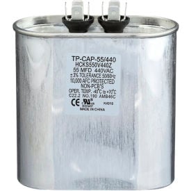 Tradepro® Run Capacitor 55 MFD 440V Oval TP-CAP-55/440