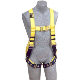 DBI-Sala™ Vest Style Harness 1107800 Front & Back D-Ring Loops For Belt Tongue Buckle L 1107800