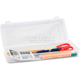 Innovative Storage Designs AVT-67033 Stretch Art Box Polypropylene Snap Shut Clear AVT-67033