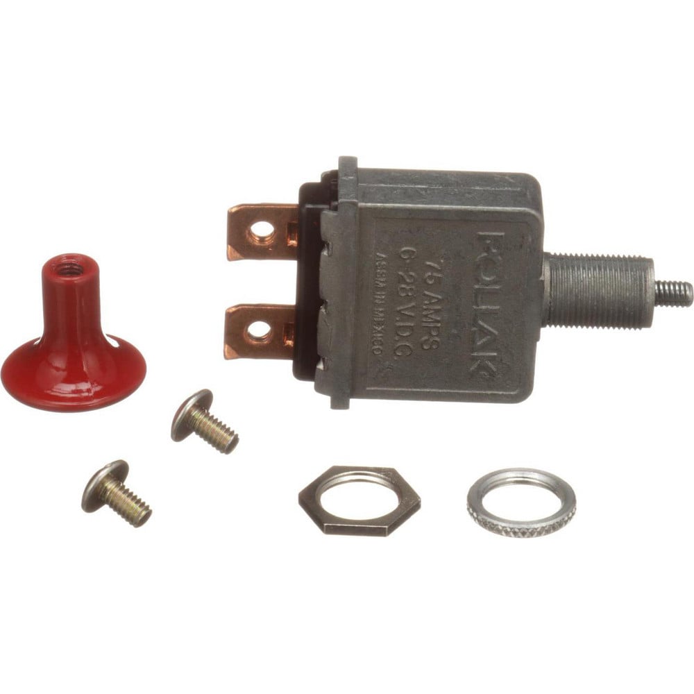 Automotive Switches, Switch Type: Push Pull Switch , Number Of Connections: 2 , Contact Form: SPST , Sequence: Off-On , Amperage: 75  MPN:35-331P