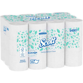 Scott® Coreless Standard Roll Bath Tissue 1000 Sheets/Roll 36 Rolls/Case - KIM04007 KIM04007