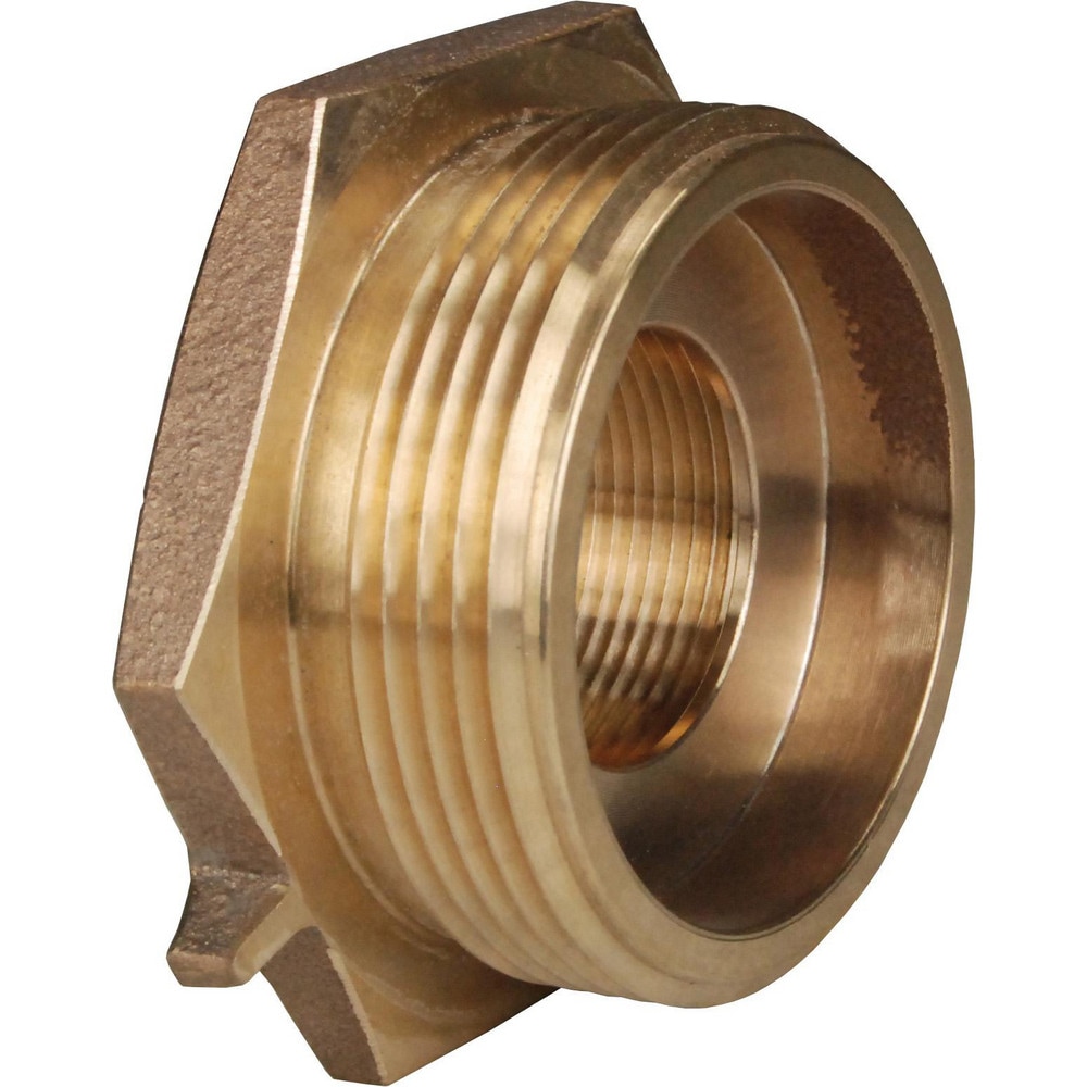 Brass & Chrome Pipe Fittings, Fitting Type: Female x Male Hex Nipple , Fitting Size: 1-1/2 x 1-1/2 , End Connections: FNPT x MNST , Material Grade: 360  MPN:FM1515F-D