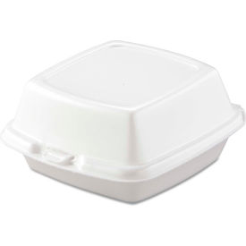 Hinged Lid Foam Food Containers 5-7/8