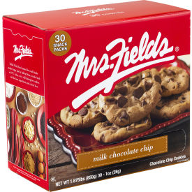 MRS FIELDS Milk Chocolate Chip Cookies 1 oz 30 Count 21200009