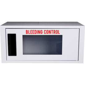 First Aid Only® Bleeding Control Cabinet with Alarm Small Metal Case 91544