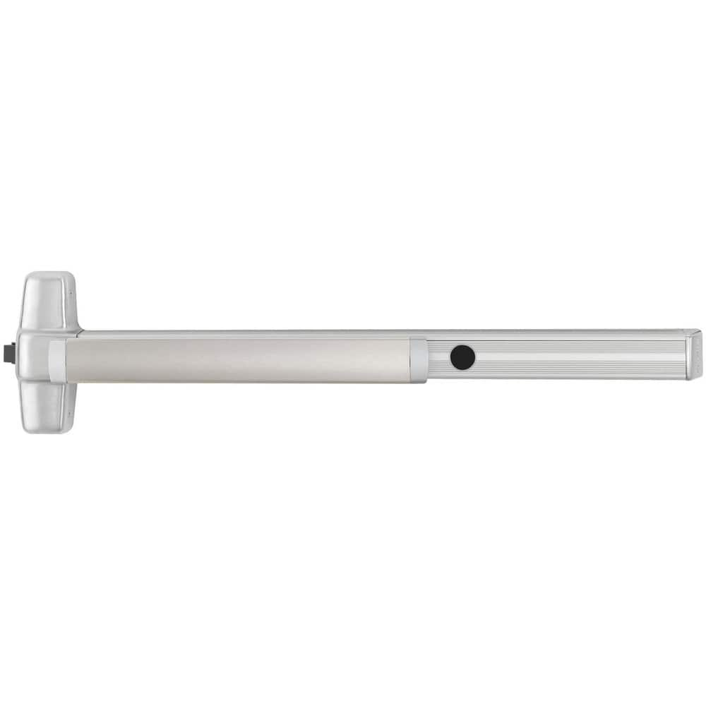 Push Bars, Material: Metal , Locking Type: Exit Device Only , Finish/Coating: Satin Chrome , Maximum Door Width: 3ft , Minimum Door Width: 2.33ft  MPN:CD99NL 3 26D