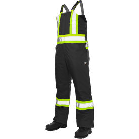 Tough Duck Poly Oxford Insulated Safety Bib Overall XS Black S79811-BLACK-XS