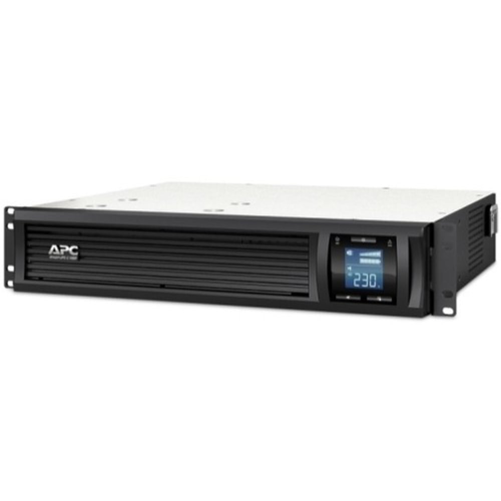 APC by Schneider Electric Smart-UPS C 1000VA 2U Rack Mountable LCD 230V - 2U Rack-mountable - 3 Hour Recharge - 6 Minute Stand-by - 230 V AC Output - Sine Wave - Serial Port - USB - 6 x Battery/Surge Outlet MPN:SMC1000I-2U