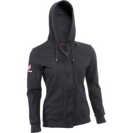 DRIFIRE® Women's Flame Resistant Zip Front Hoodie XS Tall Navy SWSI2ZW-XST
