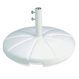 Grosfillex® Resin Outdoor Umbrella Base With Filling Cap White US602104