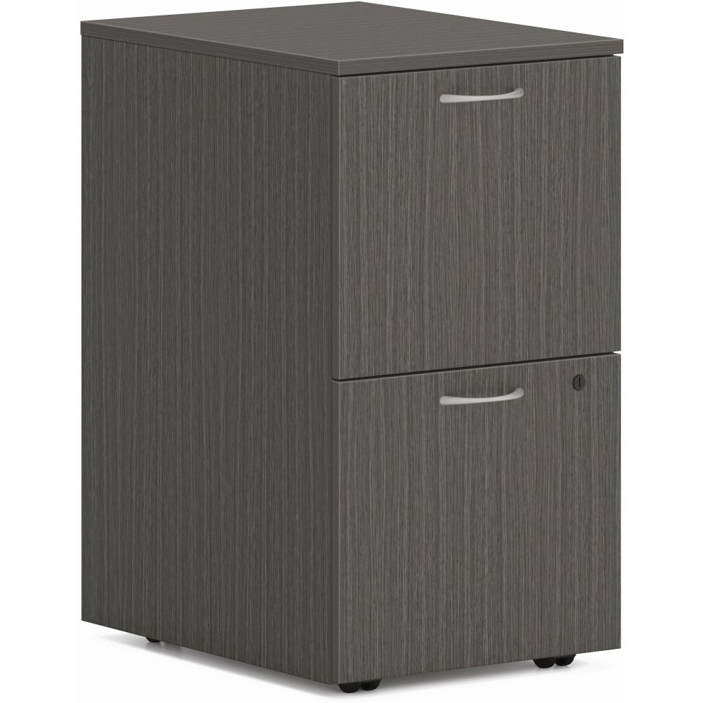 HON Mod HLPLPMFF Pedestal - 15in x 20in x 28in - 2 x File Drawer(s) - Finish: Slate Teak MPN:PLPMFFLS1