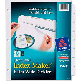 Avery Index Maker Extra-Wide Tab Divider Blank 9.25