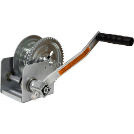 OZ Lifting Products Carbon Steel Hand Winch w/ Drill Drive Adapter 1200 lb. Capacity OZWINHND1