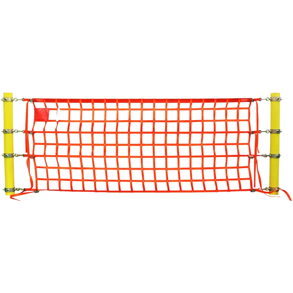 Multi-Purpose Fence & Net, Type: Loading Dock Netting , Mesh Size: 6 in , Color: Safety Orange , Material: Polyester  MPN:BRSN-432-9