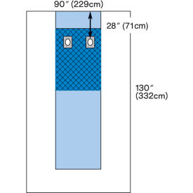 3M™ Steri-Drape Femoral Angiography Drape 1191 90