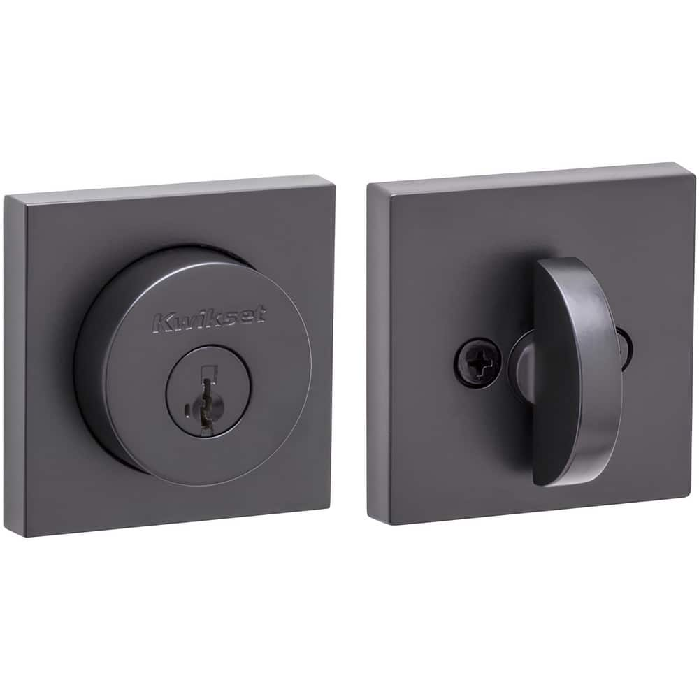 Deadbolts, Deadbolt Type: Deadbolt , Lock Type: Single Cylinder , Key Type: Keyed Different , Mount Type: Through Hole , Material: Zinc  MPN:158-SQT-514-SMT