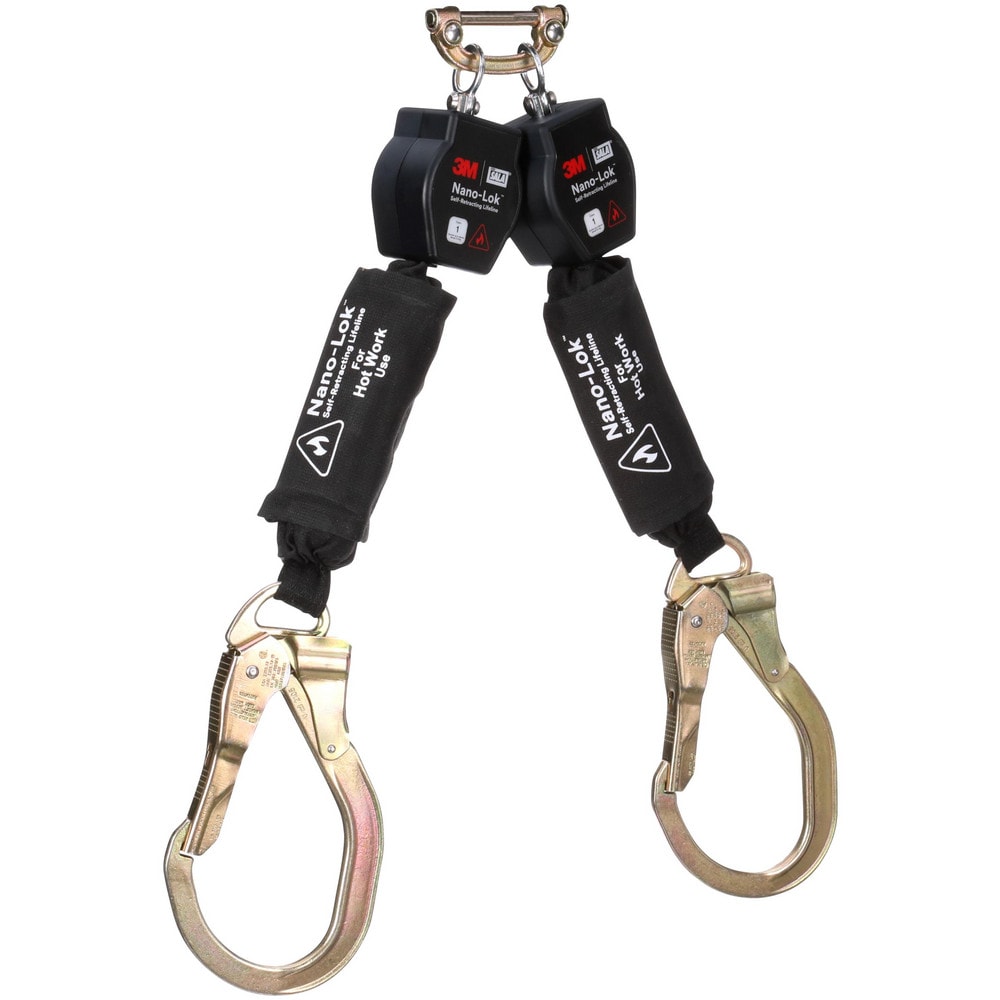 Self-Retracting Lanyards, Lifelines & Fall Limiters, Length (Feet): 6.000 , Housing Material: Thermoplastic , Unit Connector: Single Pin Connector  MPN:7012818546